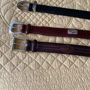 Leather belts